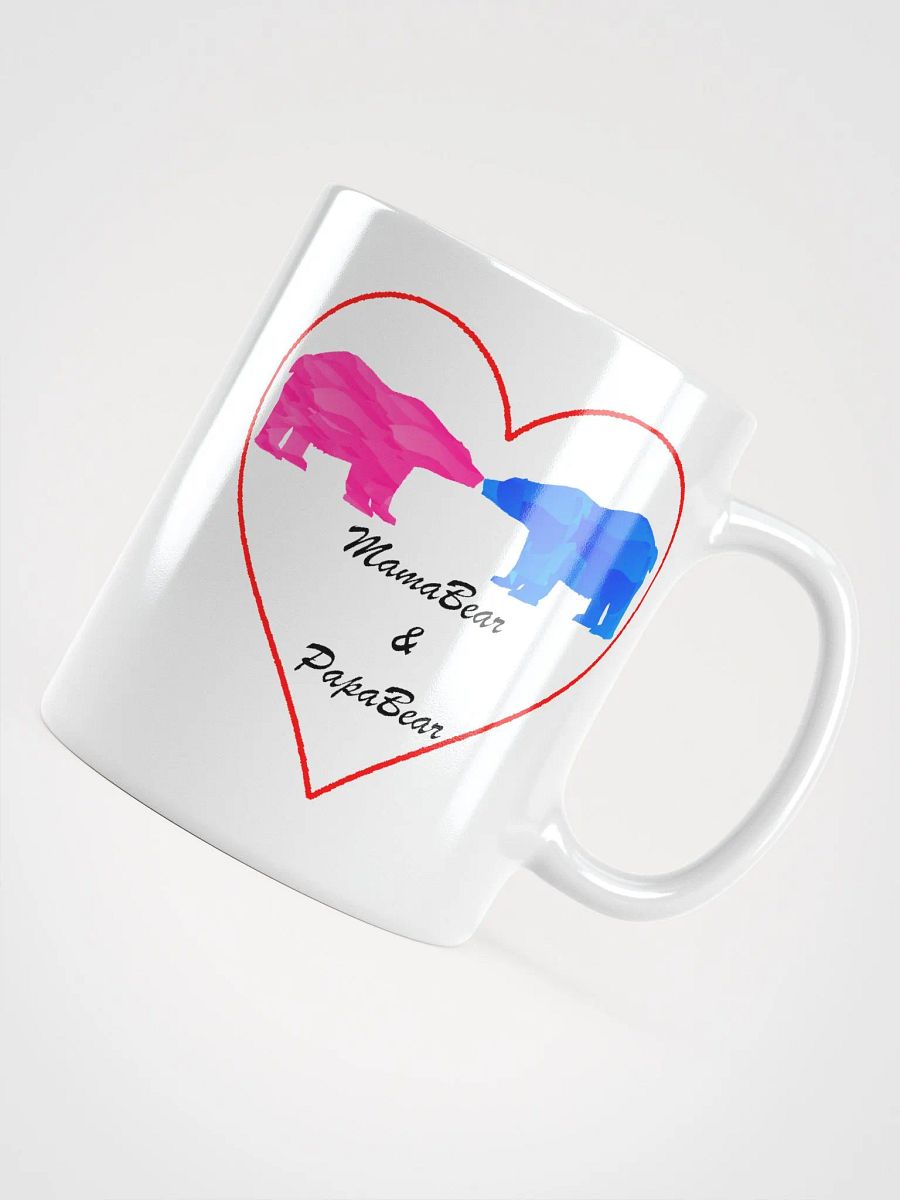 Mama & Papa Bear White Glossy Mugs product image (7)
