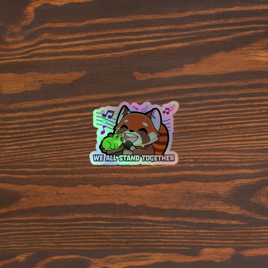 Stand Together Holographic Sticker product image (5)