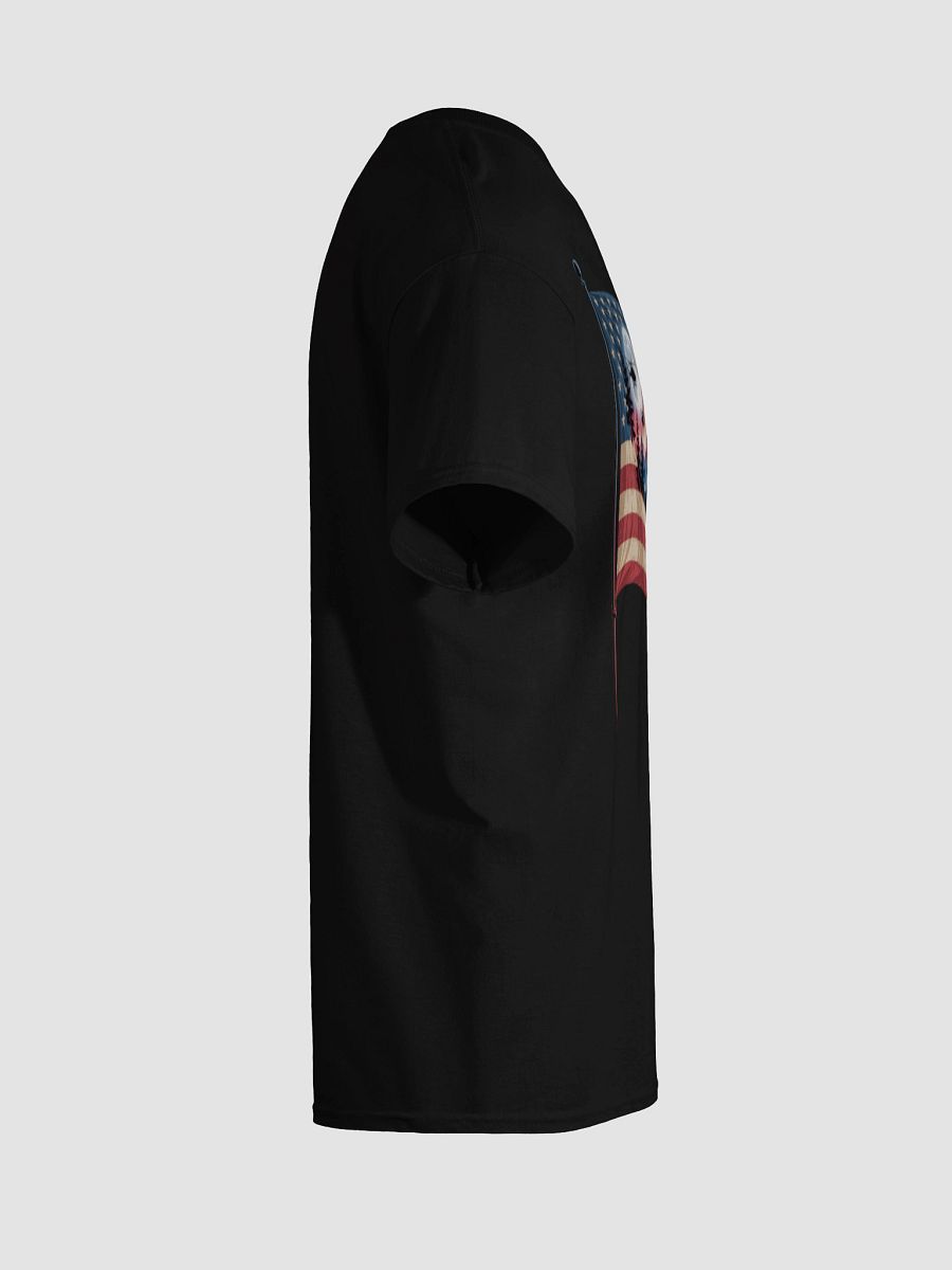 Moonlit Mountain American Flag T-Shirt product image (8)