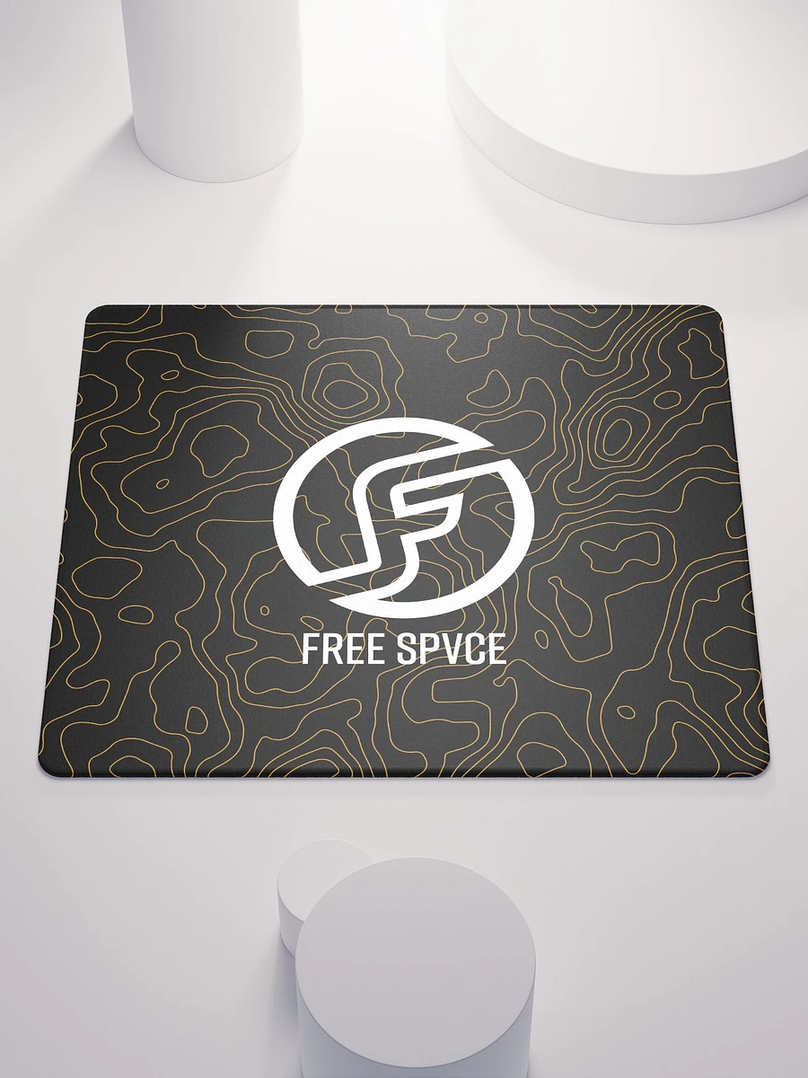 Topographic Black & Gold Mousepad product image (1)