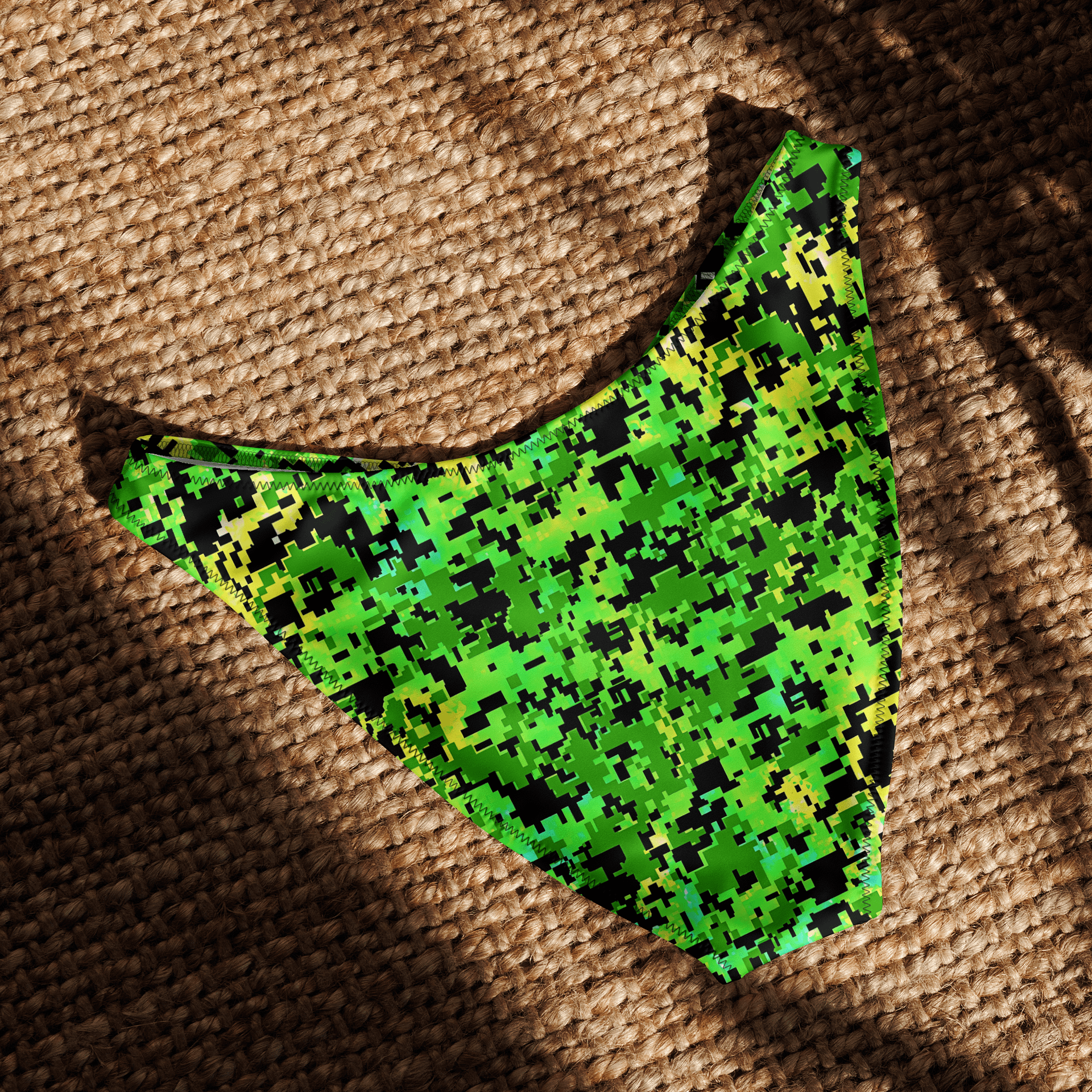 Pixelated Camo V-Cut Bikini Bottom product image (5)