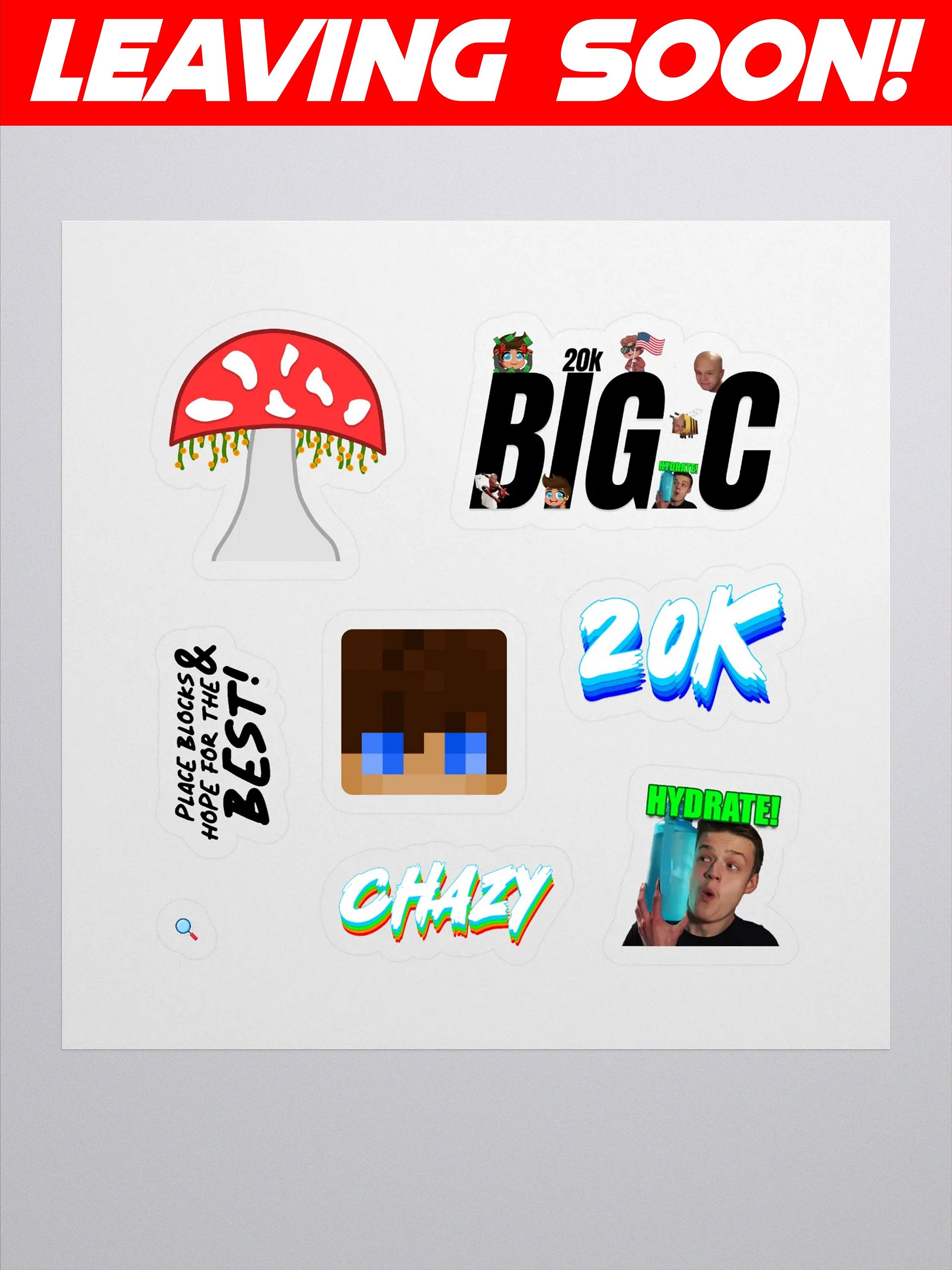 Chazyyyboi Multiverse Sticker Sheet (Limited Edition) product image (1)