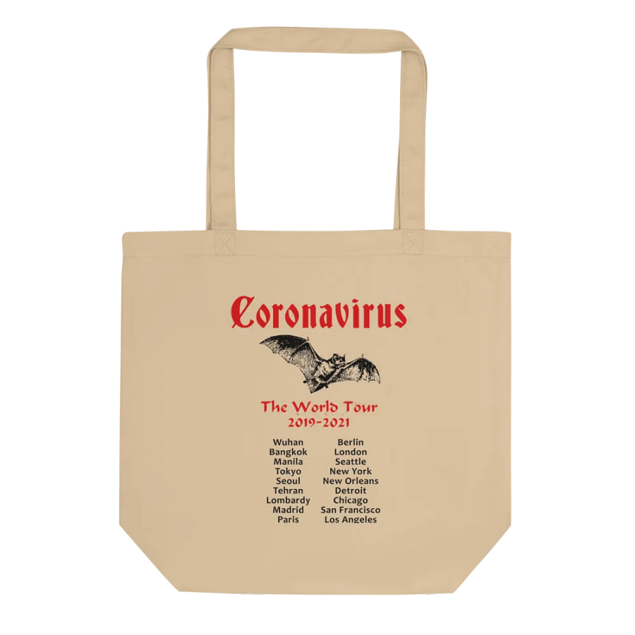 Coronavirus — The World Tour Canvas Tote product image (1)