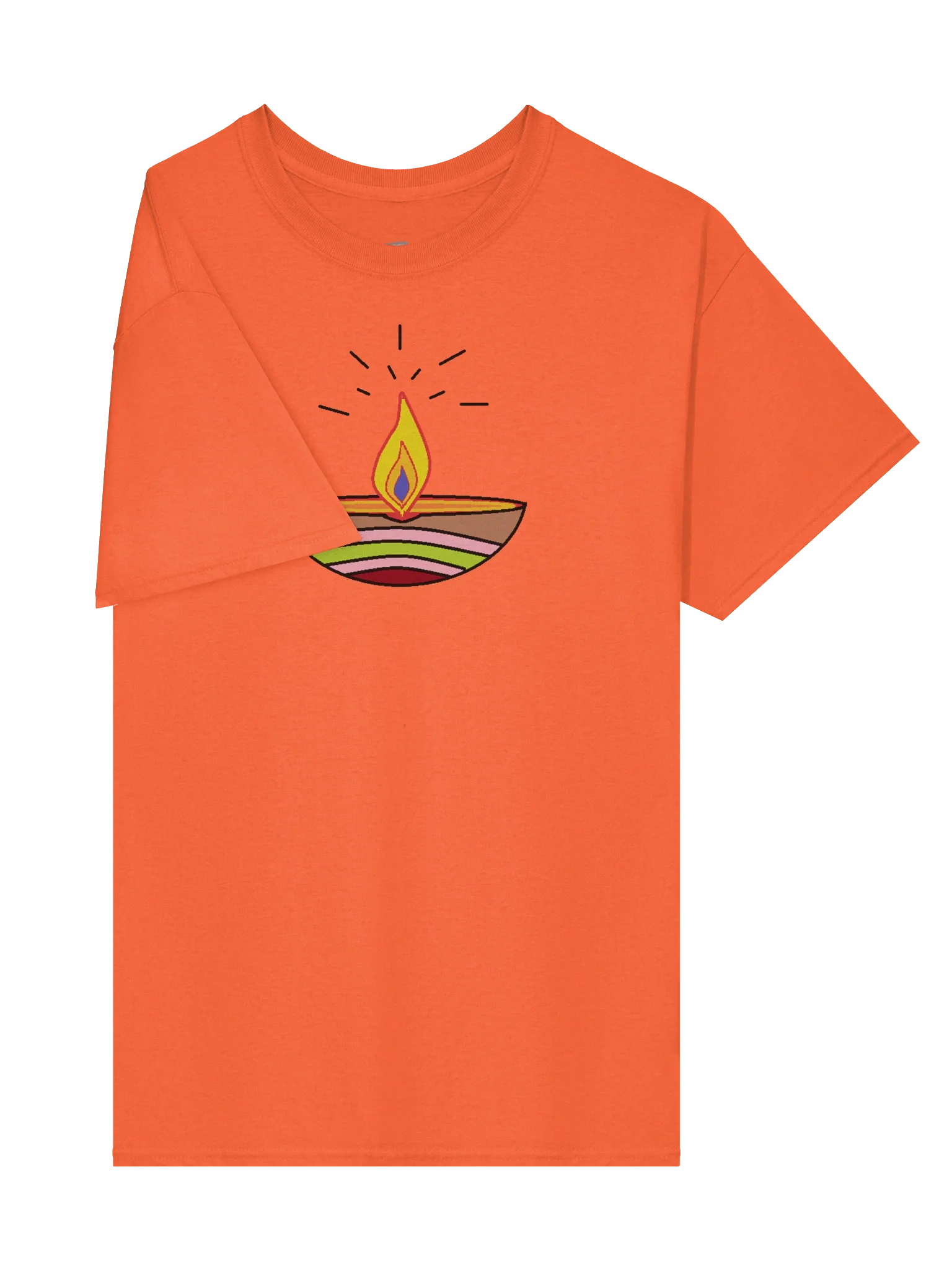 Light diya Icons T-Shirt product image (33)