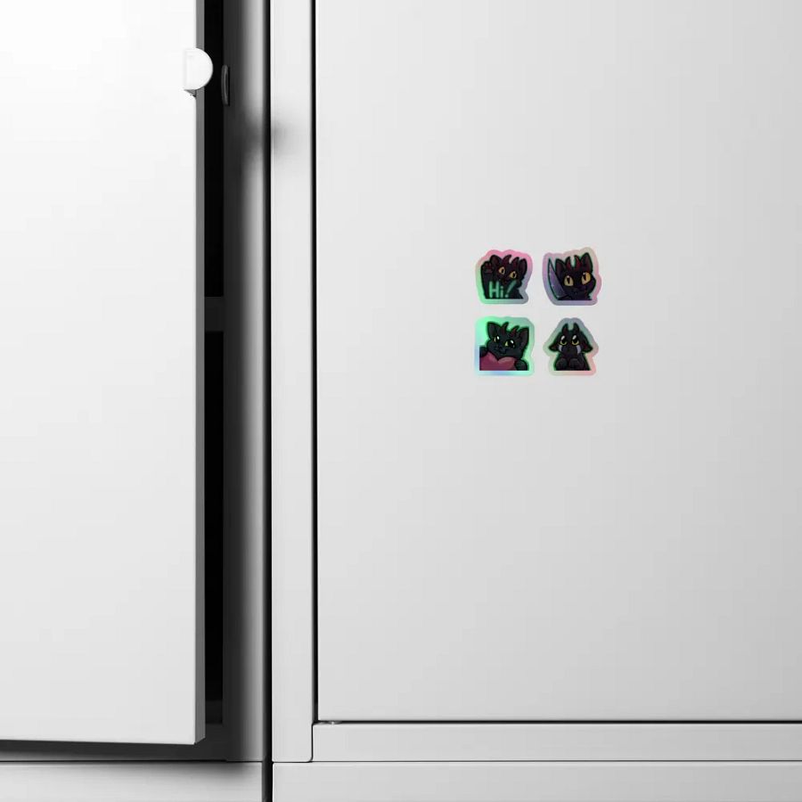 Demon Kitty Salem Stickers product image (4)