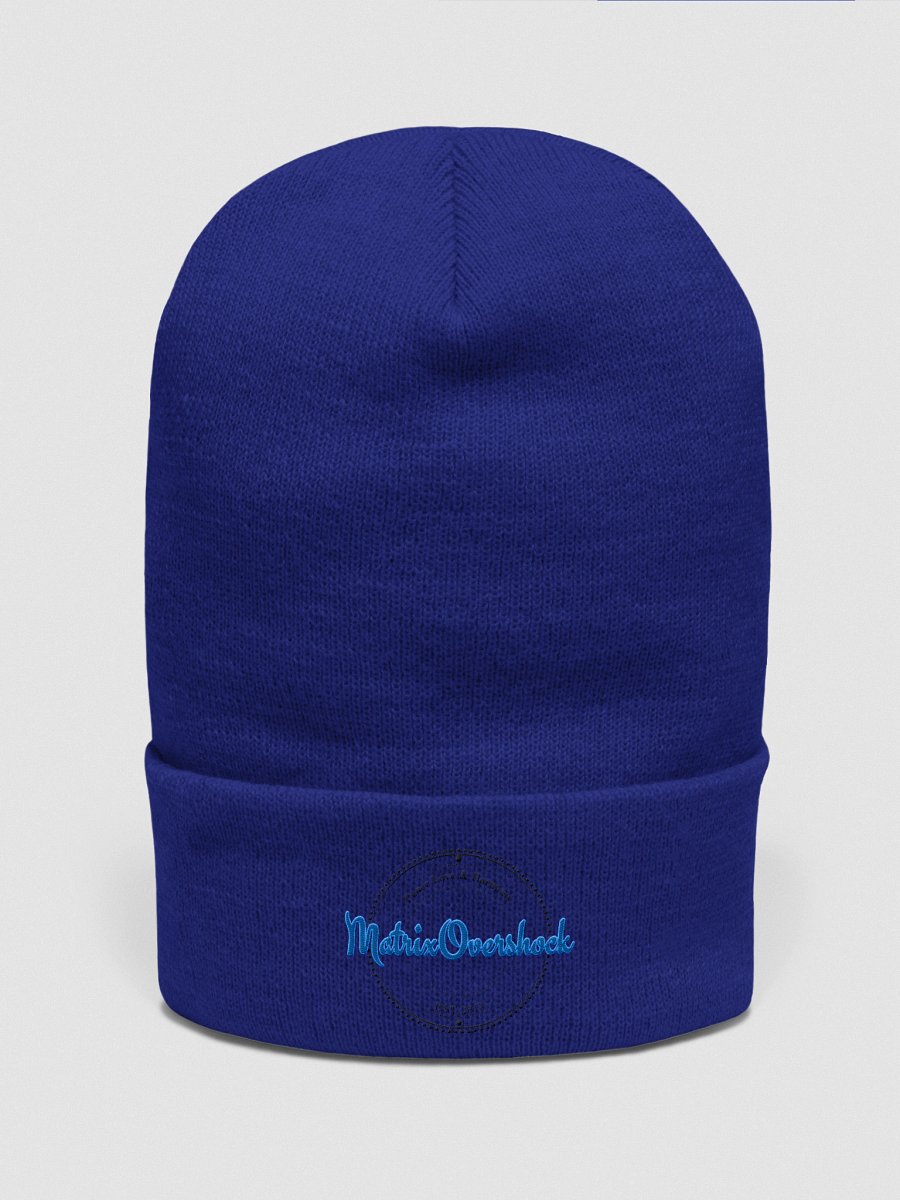 Matrixovershock Beanie - Blue Font product image (3)
