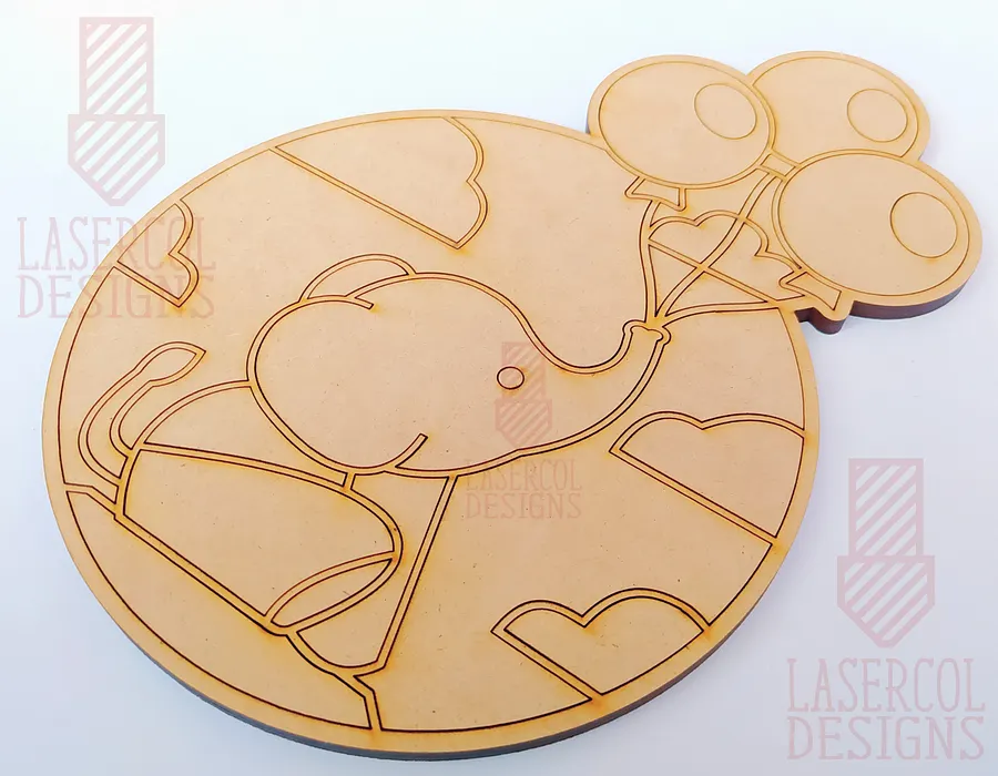 Baby Elephant - Laser Cut Files product image (8)