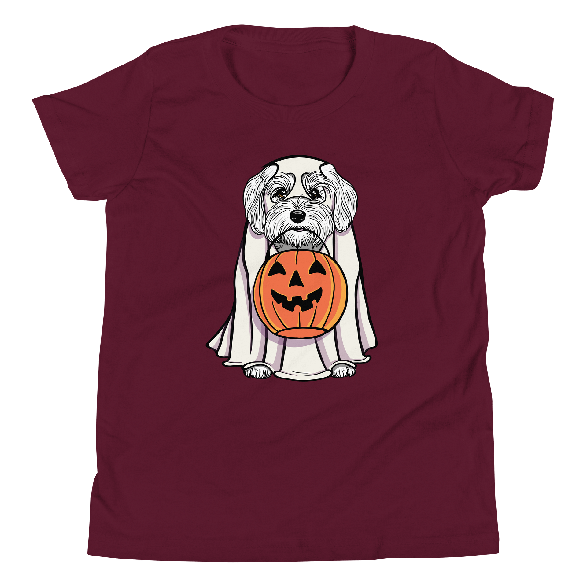 Halloween Havanese(White) Youth T-Shirt product image (5)