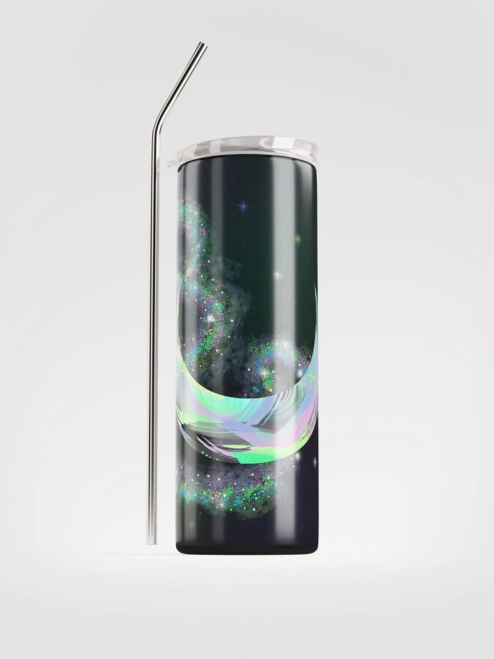 Pastel Moon Stainless Steel Tumbler Cup w/Straw product image (1)