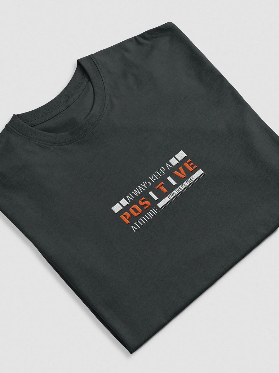 Positive Attitude Embroidered T-Shirt product image (5)