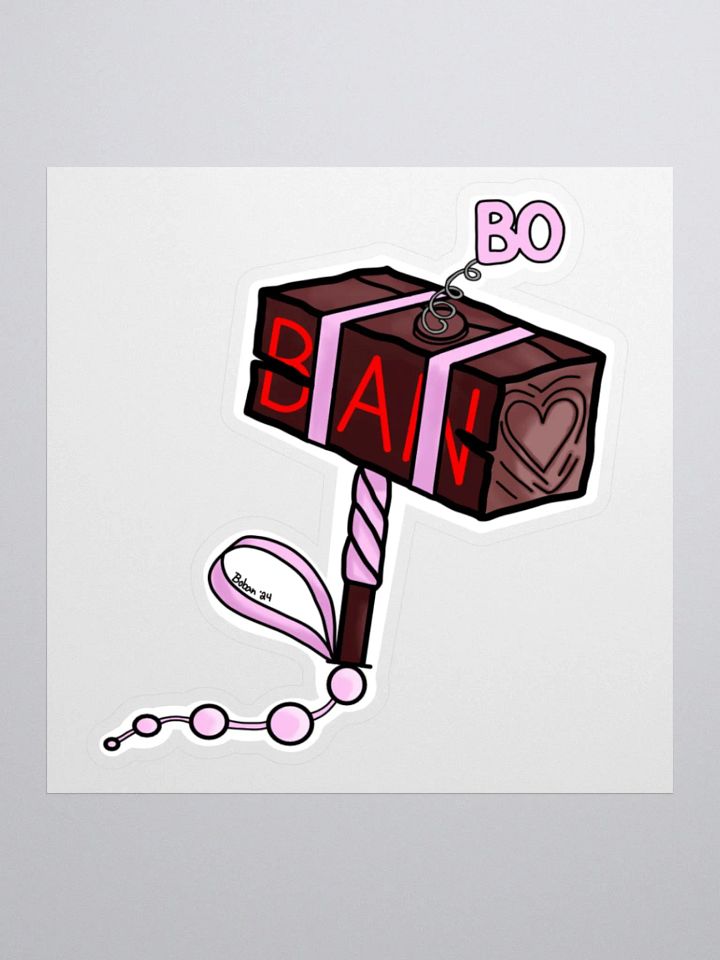 BoBan Hammer Sticker product image (1)