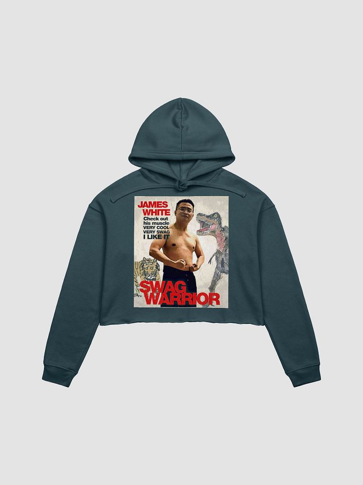 Bella+Canvas Fleece Crop Hoodie: swag warrior product image (2)