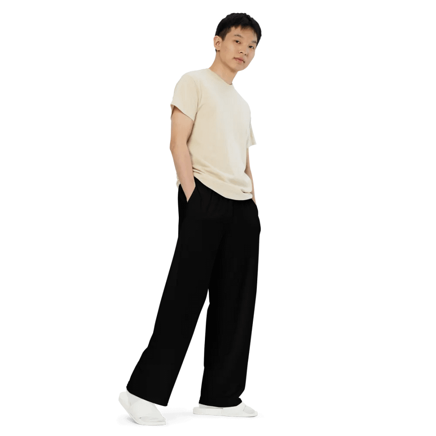 Midnight Black Wide-Leg Pants product image (8)