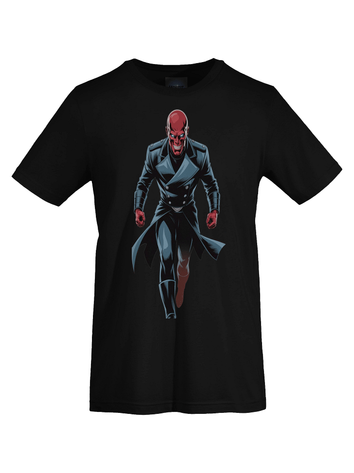Scarlet Stride: Red Skull Supersoft Graphic T-Shirt product image (1)