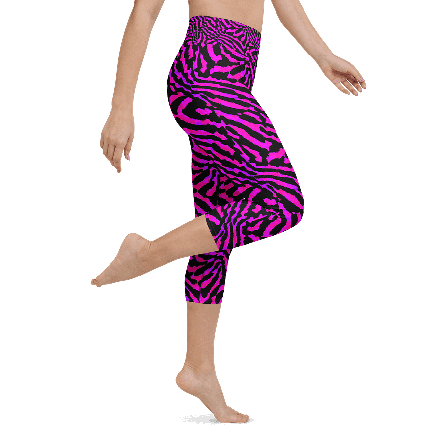 Purple Zebra Capri Leggings product image (1)