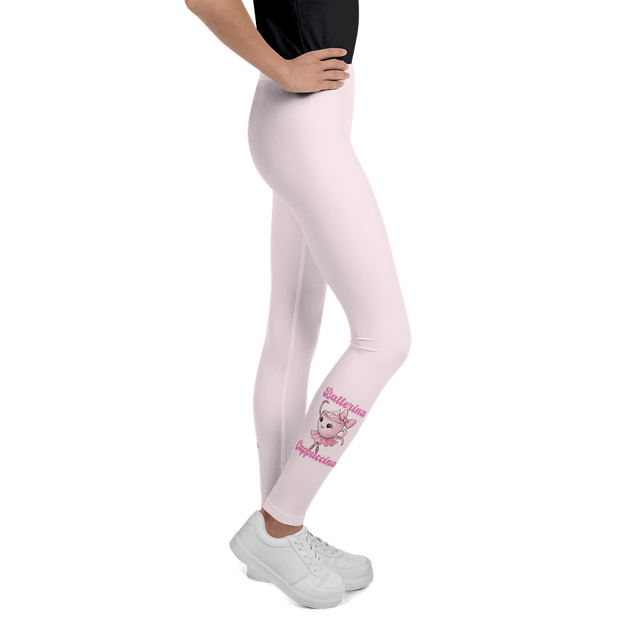 Ballerina Cappuccina – Watercolor Design Leggings for Youth product image (1)