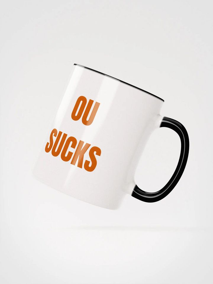 OU SUCKS Red River Rivalry Glossy Inner Color Mug product image (6)
