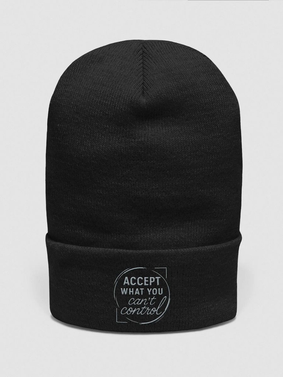 Unlock Inner Peace and Strength with Sandra Bullock’s Inspired Quote:  Accept What You Can’t Control — Wear It Proudly on Our Exclusive Beanie product image (1)