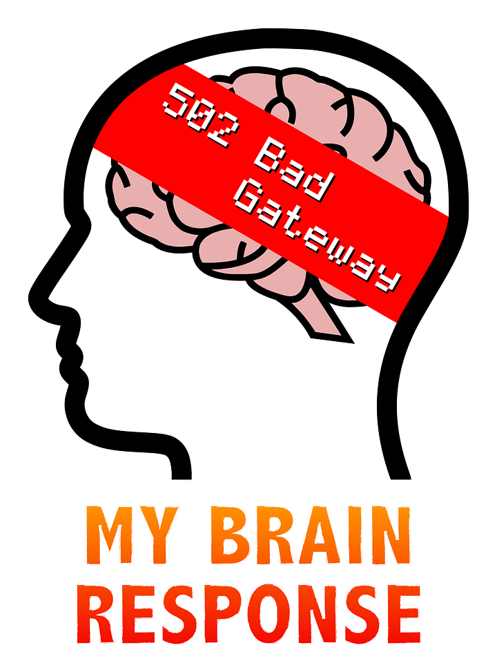 My Brain Response: 502 Bad Gateway T-Shirt product image (2)