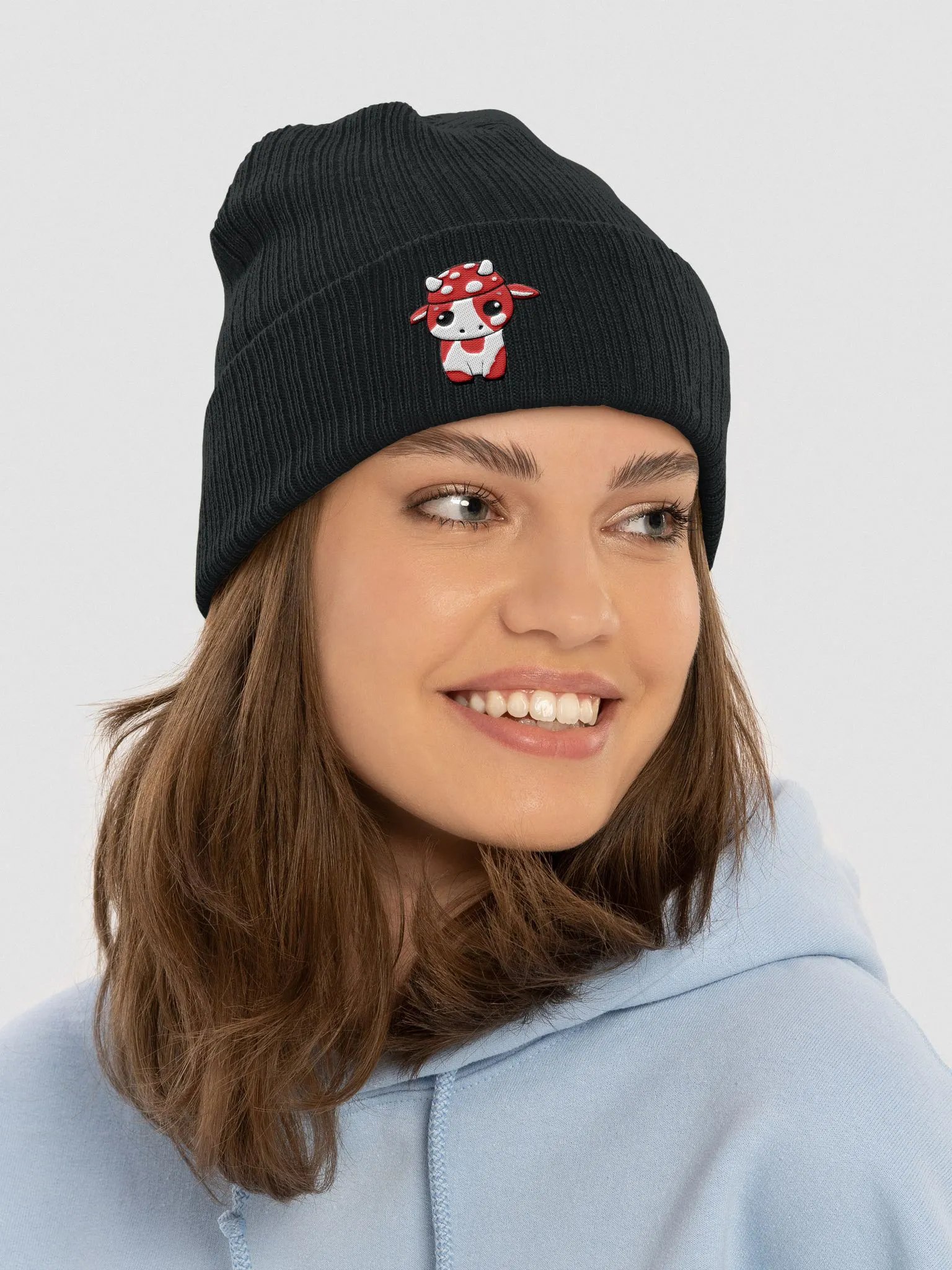Moozle Cow Woven Beanie product image (7)