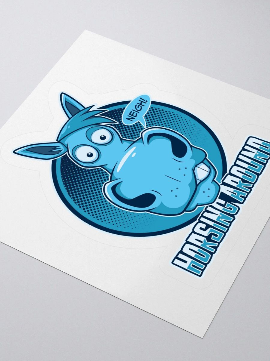 Funny Retro Horse Lover Sticker – Horsing Around product image (7)