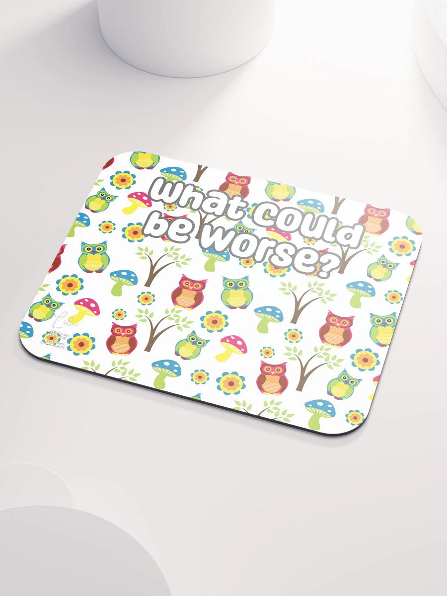 What Could Be Worse? Medium Mouse Mat - owls product image (3)