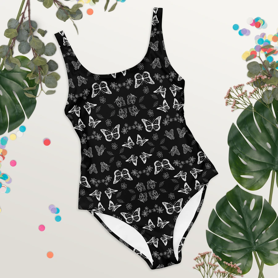 Black And White Butterfly Swimsuit product image (4)