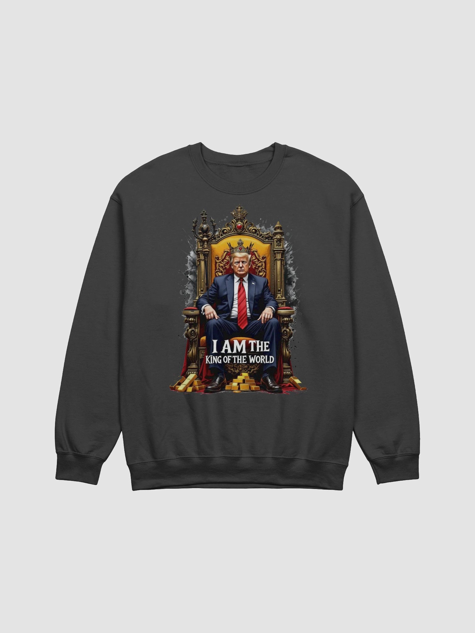 Trump King of the World Crewneck Sweatshirt product image (12)