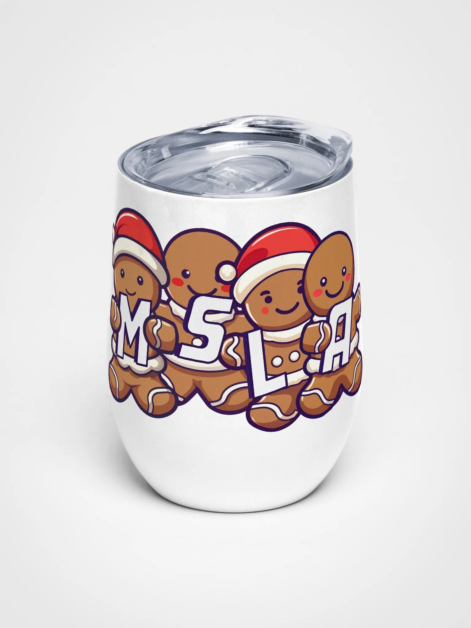 MSLA Holiday Gingerbread Wine Tumbler product image (1)