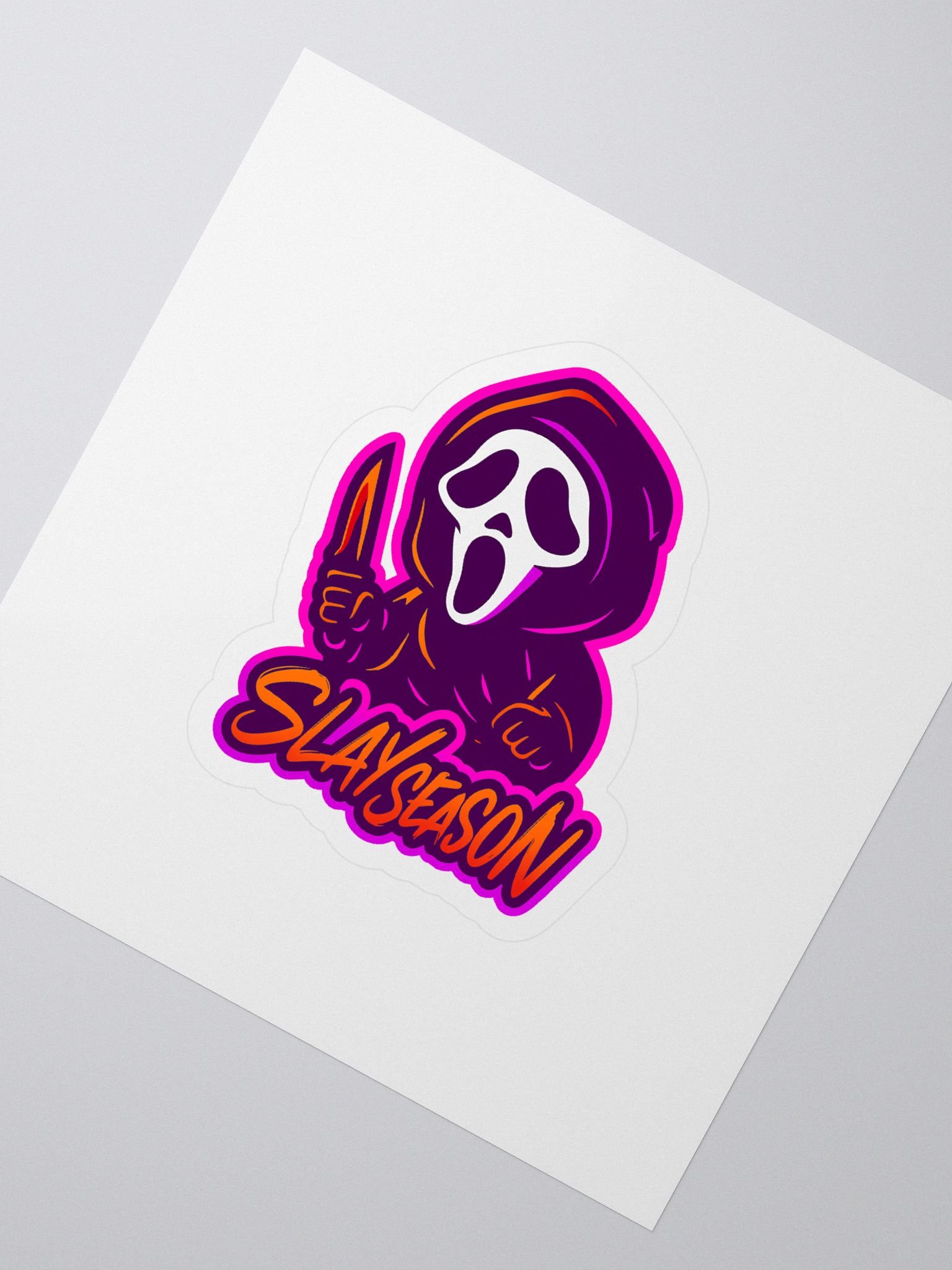 Slay Season die cut stickers. product image (2)