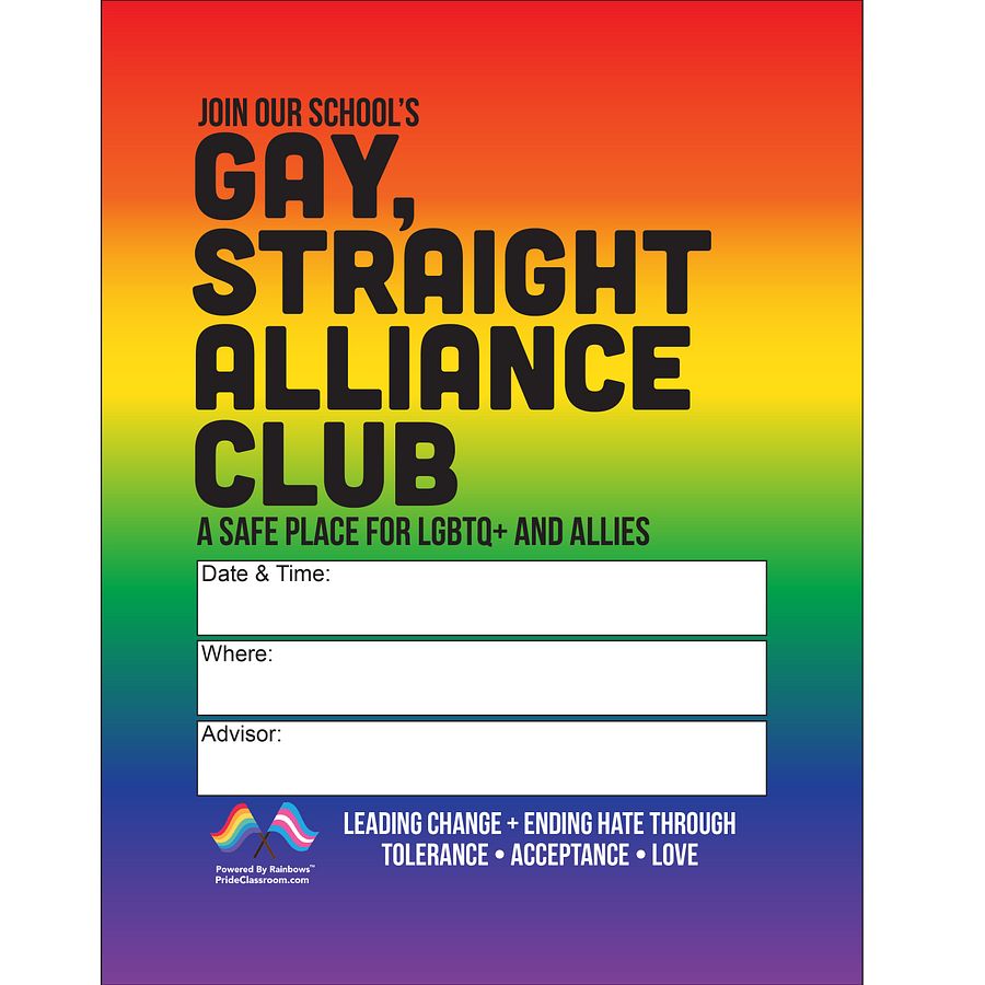 GSA Club Poster Template product image (1)