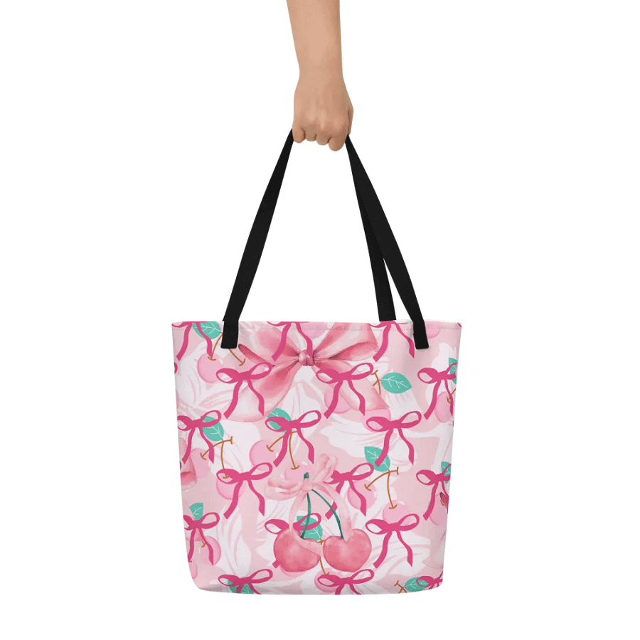 Whimsical Charm All-Over Tote Bag for feminine ladies and girls product image (6)