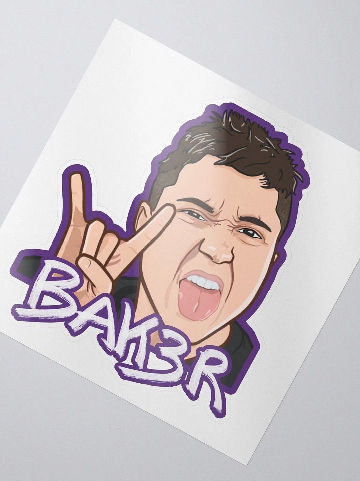 Bak3r Rockn Out Sticker product image (2)