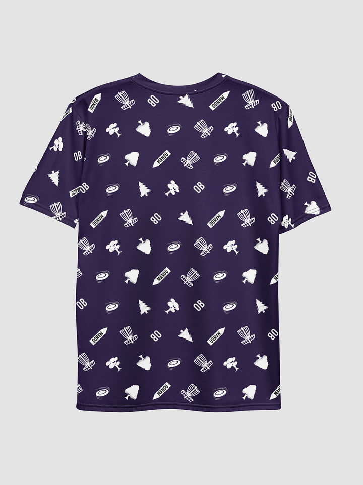 All-Over Print disc-golf Crew Neck T-Shirt - Blue product image (1)