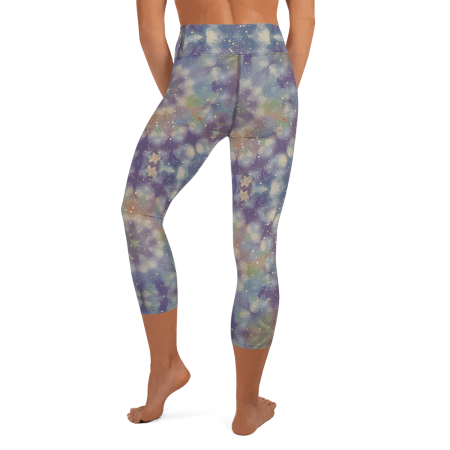 Celestial Whimsy Yoga Capri Leggings product image (6)