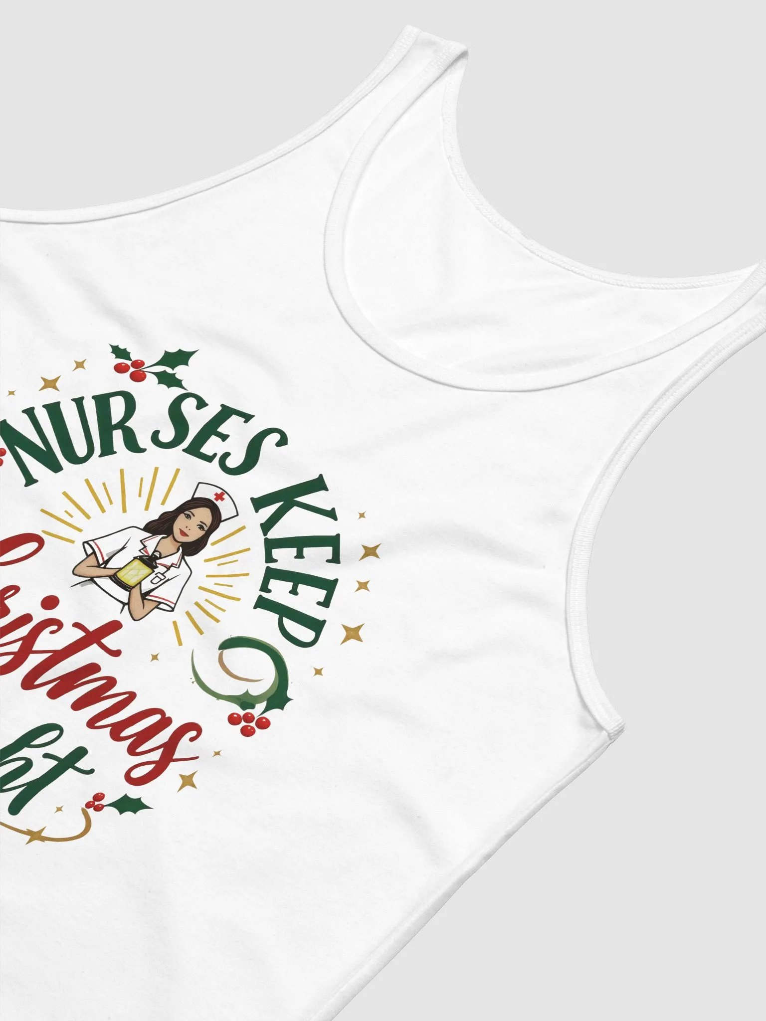 Nurses Keep Christmas Bright Tank product image (18)