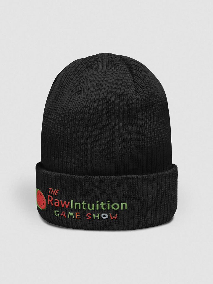 The Raw Intuition Game Show Ribbed Beanie product image (2)