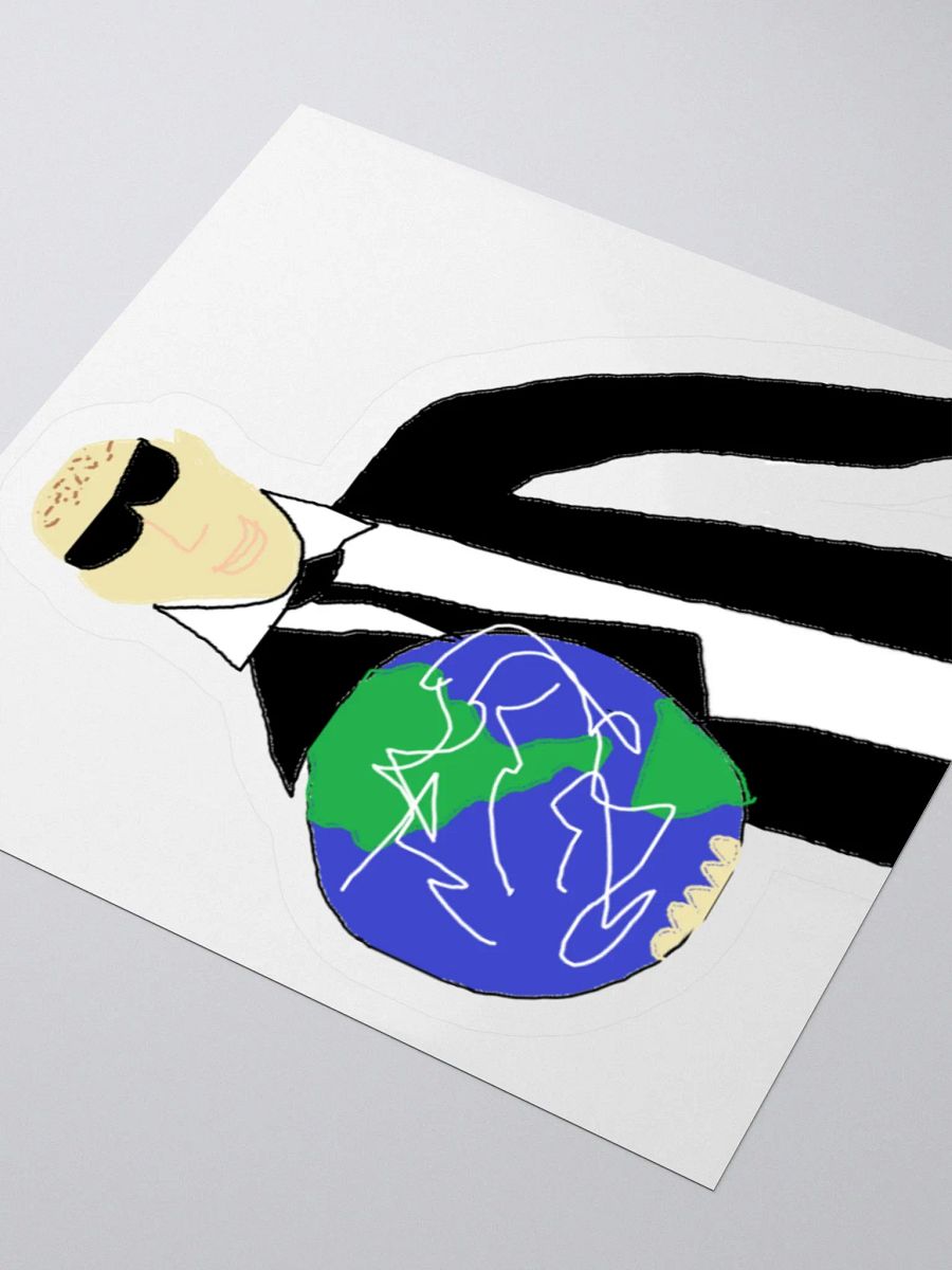 Mr. Worldwide Sticker product image (5)