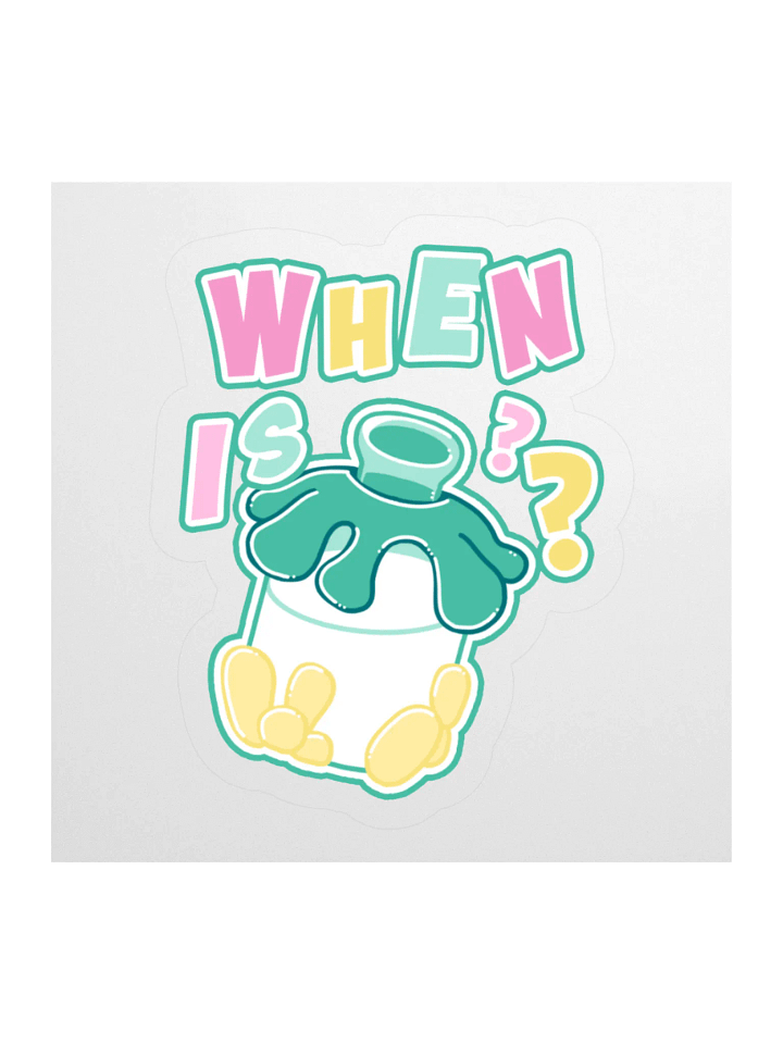 WHEN is Milk?? Stickers product image (2)