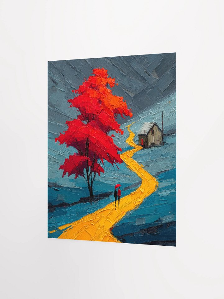 Golden Path Matte Unframed Wall Art Paper Canvas product image (8)