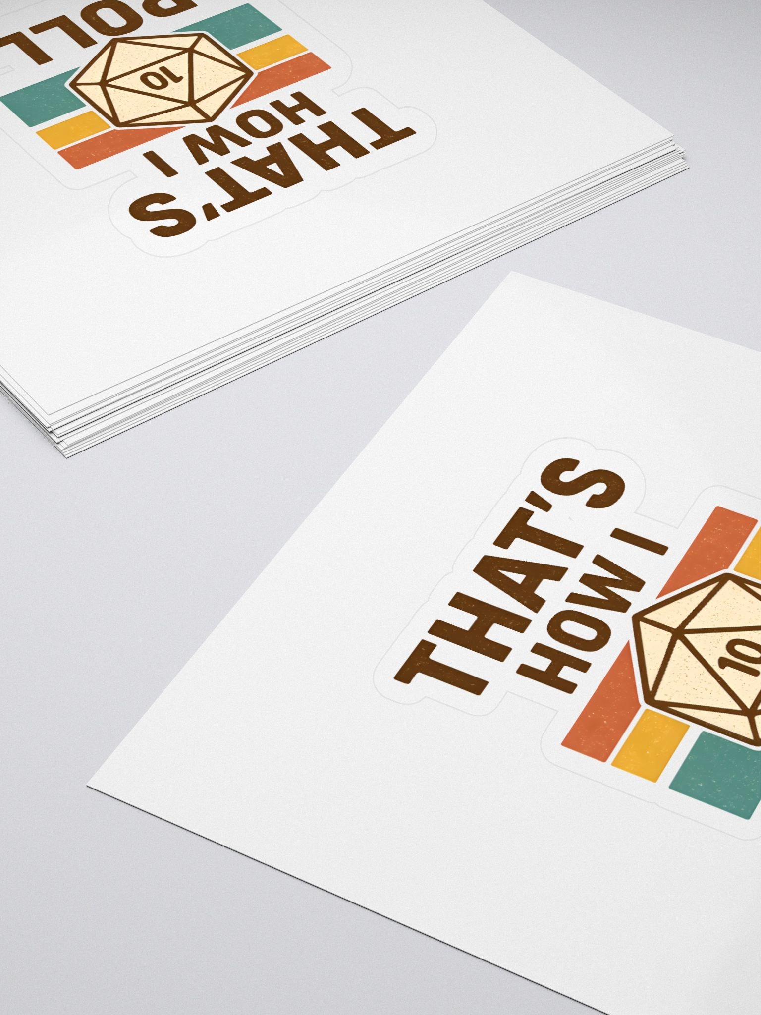 That's How I Roll Sticker product image (4)