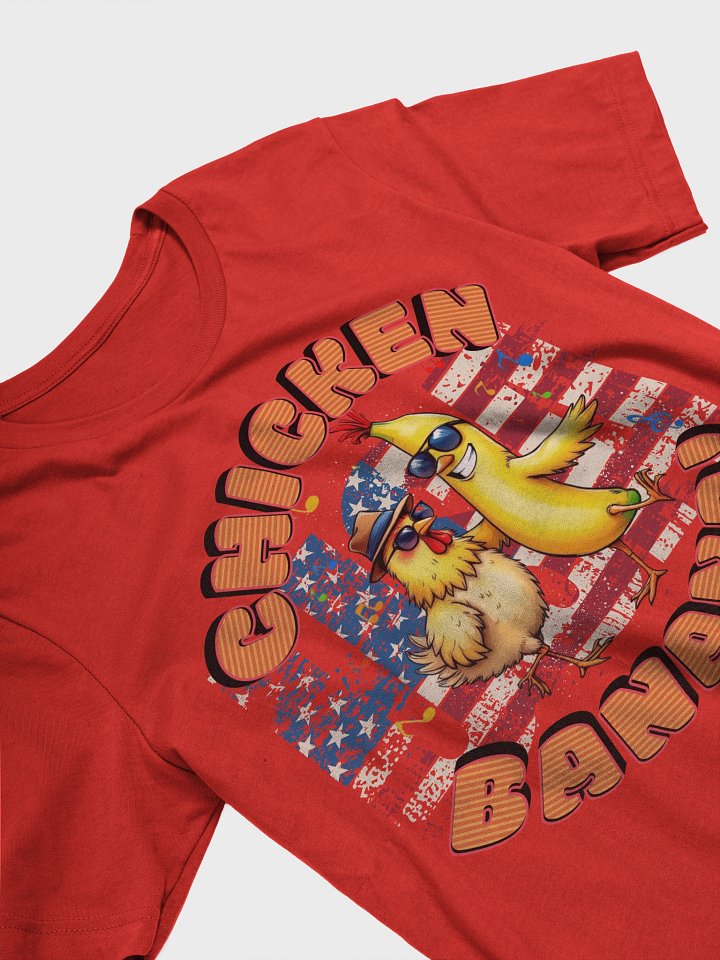 Chicken Banana USA Flag Funky Party T-Shirt product image (14)
