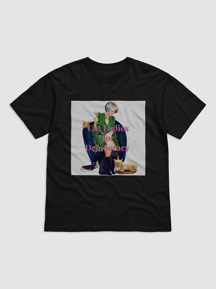 Cat Ladies for Democracy Leopard T-shirt product image (3)