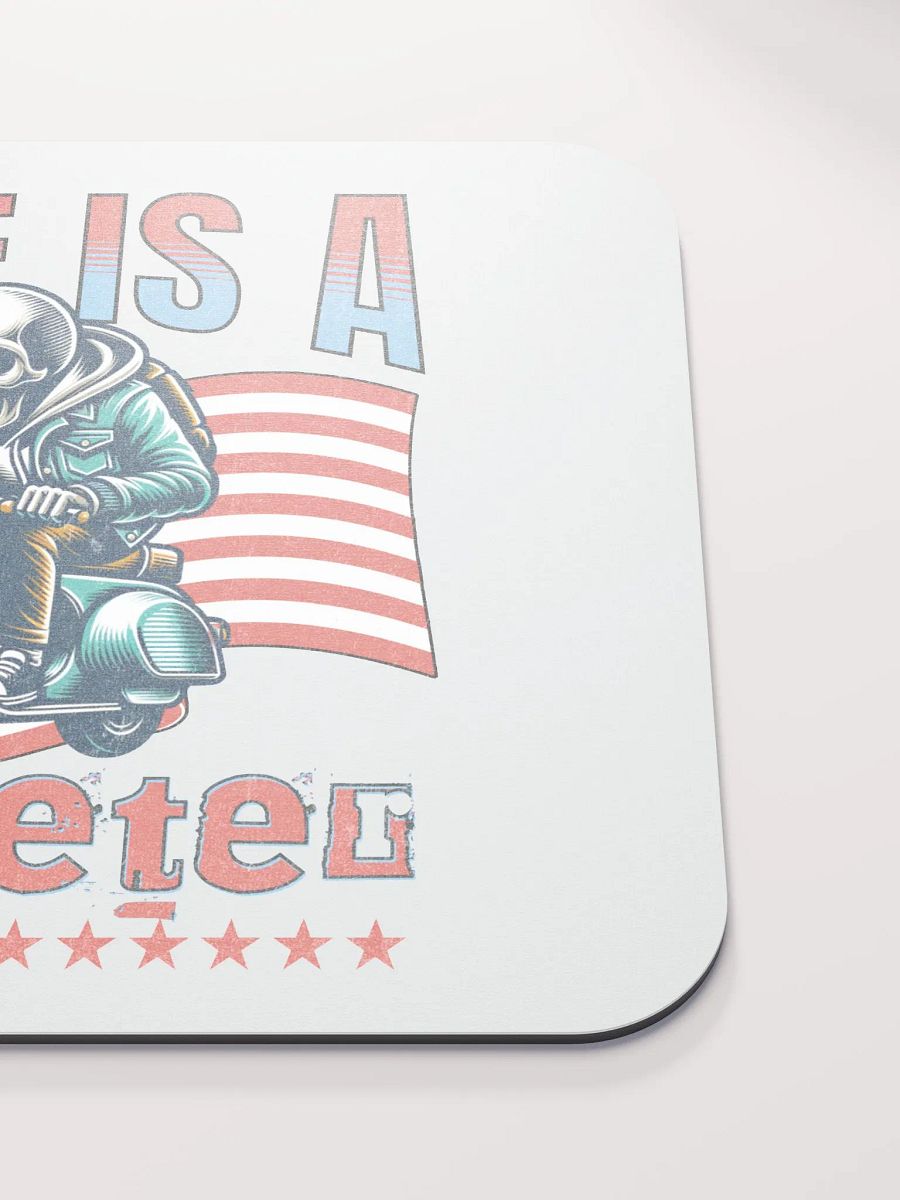 WTF Is A Kilometer? Skeleton Scooter Mouse Pad product image (5)