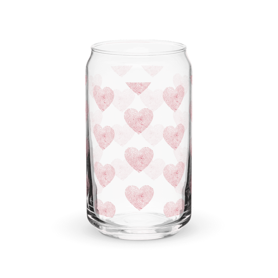 Heart Finger Print Glassware product image (2)