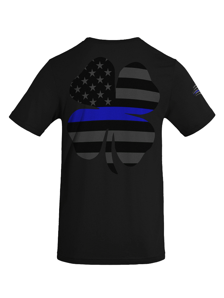 BLOODY BLUE LINE FLAG - Tri Blend Short Sleeve product image (1)