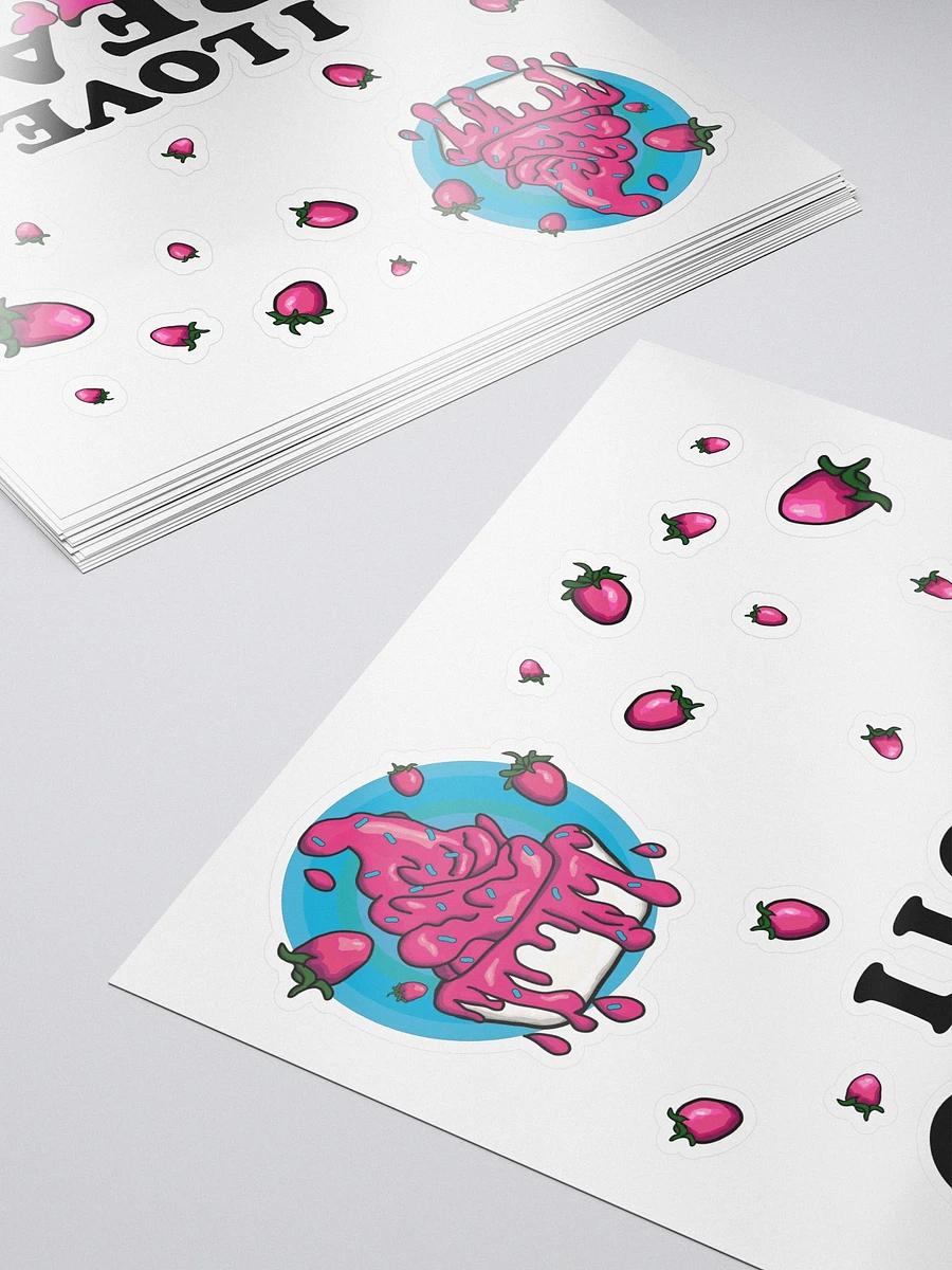 I Love Cream... Variant 2 // Kiss Cut Stickers product image (5)