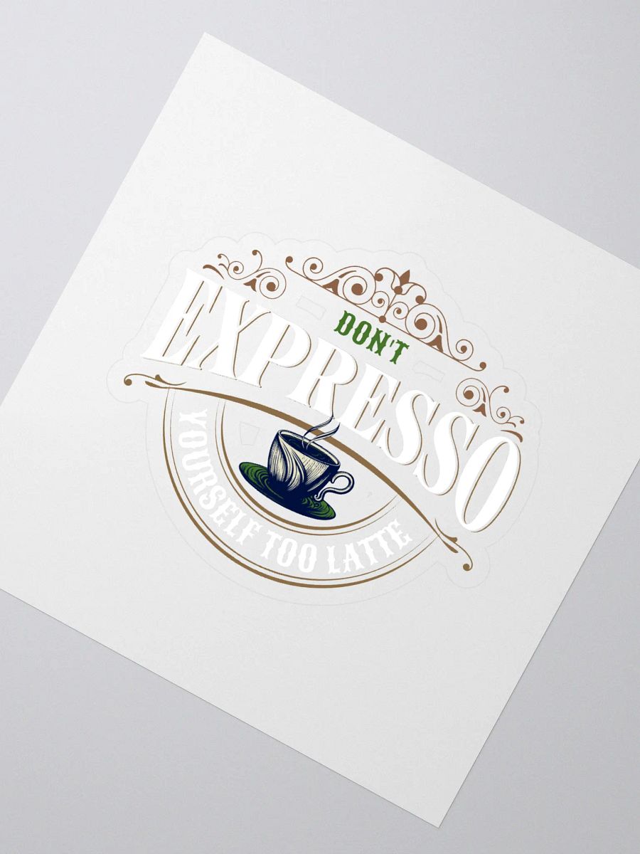 Vintage Expresso Cafe Stickers product image (2)