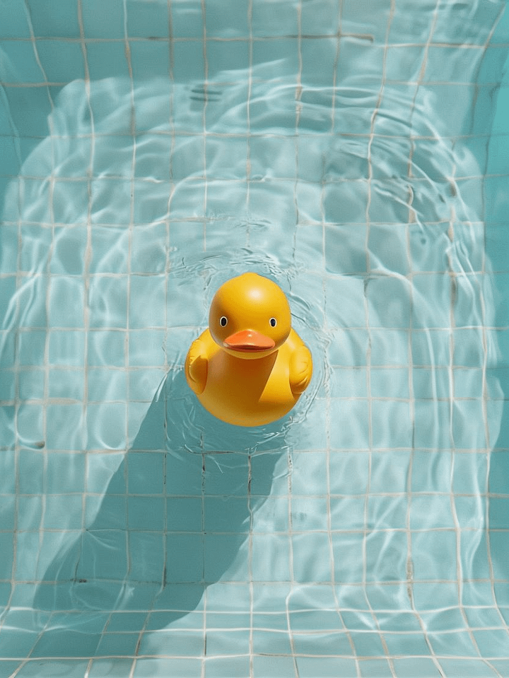 Quirky Rubber Duck Framed Poster product image (1)