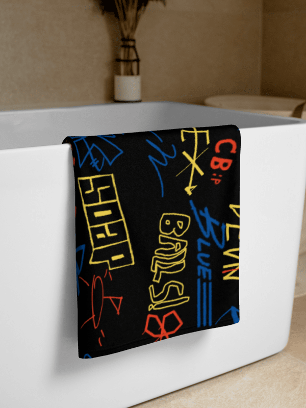 Graffiti Bath Towel product image (2)